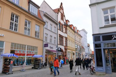 28 Ocak 2023 - Almanya 'da Greifswald: Tarihi Hanseatic şehrinin manzarası