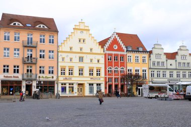 28 Ocak 2023 - Almanya 'da Greifswald: Tarihi Hanseatic şehrinin manzarası
