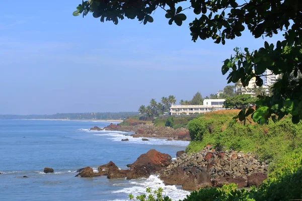 Krásná Tropická Krajina Majáku Kannur Státě Kerala Indii — Stock fotografie