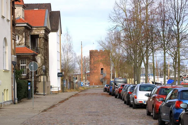 Janeiro 2023 Greifswald Alemanha Paisagem Urbana Histórica Cidade Hanseática — Fotografia de Stock
