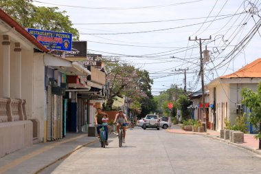 March 12 2023 - Liberia, Guanacaste in Costa Rica: typical streetlife in a small village in Costa Rica clipart