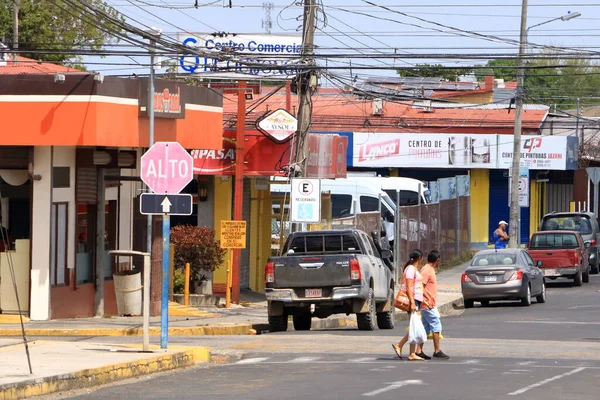 Maret Liberia Guanacaste Kosta Rika Kehidupan Jalanan Yang Khas Sebuah — Stok Foto