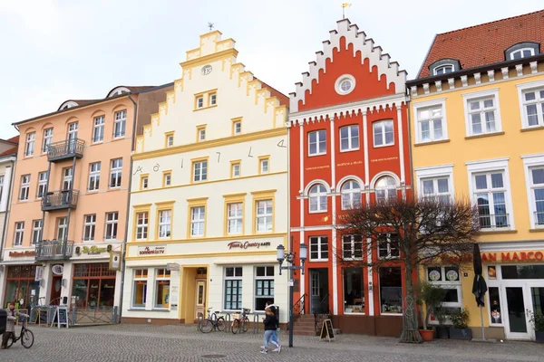 Ledna 2023 Greifswald Německu Cityscape Historického Hanzovního Města — Stock fotografie