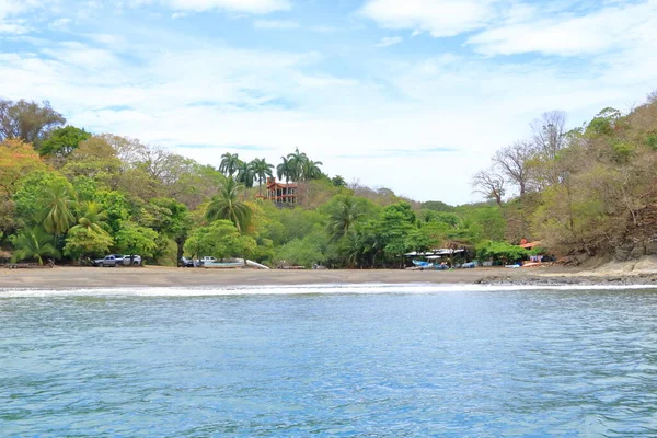 Március 2023 Puerto Corrilla Guanacaste Costa Rica Turisták Élvezik Hajó — Stock Fotó