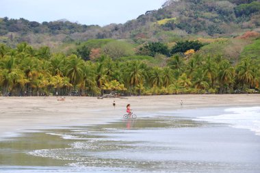 March 14 2023 - Puerto Corrilla, Guanacaste in Costa Rica: People enjoying the beach in Costa Rica clipart