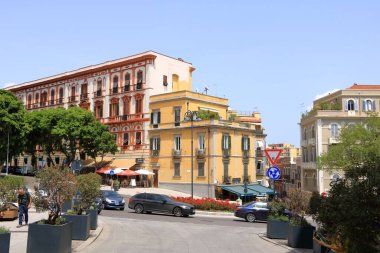 25 Mayıs 2023 - İtalya 'da Cagliari, Sardinya: İnsanlar eski şehrin tadını yaz günlerinde çıkarıyorlar