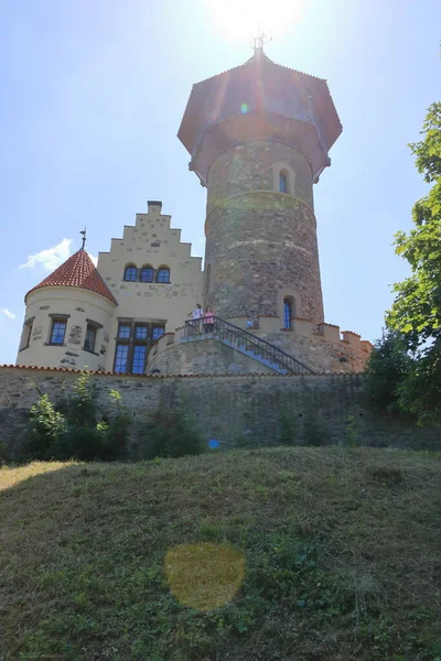 Julho 2023 Maioria República Tcheca Castelo Hnevin — Fotografia de Stock