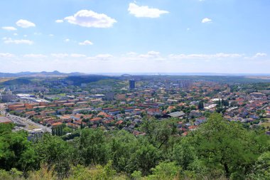Çek Cumhuriyeti, Most / Bruex 'teki Hnevin Kalesi manzarası