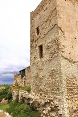 Castello di San Michele manzarası İtalya 'da Sardunya, Cagliari üzerinde yükseliyor.