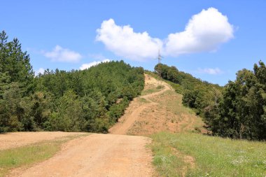 Biddamanna Istrisili, Villagrande Strisaili, Arzana yakınlarındaki Sardunya dağlarının tepesindeki heykel.