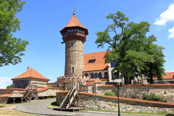 Burg Hnevin Der Stadt Meisten Der Tschechischen Republik — Stockfoto