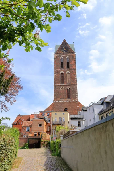 Mei 2023 Wismar Mecklenburg Vorpommern Duitsland Straatleven Een Oude Hanzestad — Stockfoto