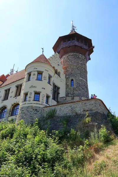 Липня 2023 Найбільше Чехії Замок Гневін — стокове фото