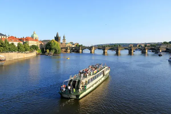 2023 Praha České Republice Krásné Prostředí Karlova Mostu — Stock fotografie