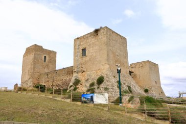 Castello di San Michele manzarası İtalya 'da Sardunya, Cagliari üzerinde yükseliyor.