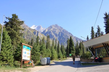 19 Ağustos 2023 - Ala Archa Milli Parkı, Orta Asya Kırgızistan: Ala Archa Milli Parkı 'nda Alplager