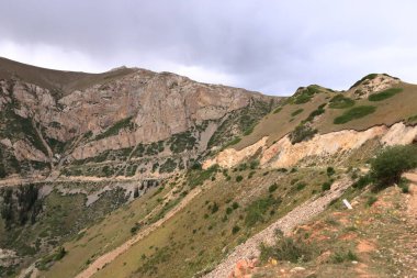 Moldo-Ashuu Geçidi, Kırgızistan 'ın batısındaki Songkol Bölgesi.