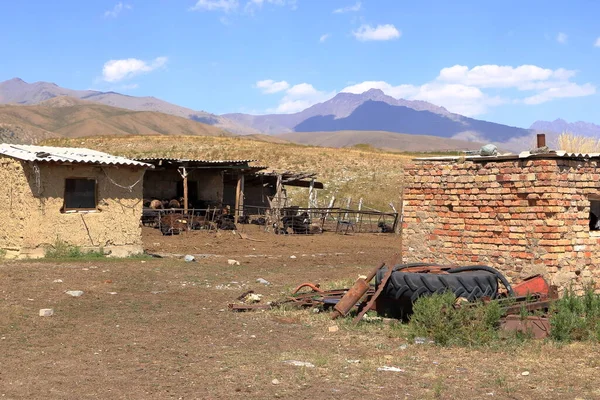 Kırgızistan 'daki çiftlik bahçesi, Orta Asya
