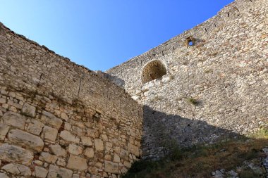 Arnavutluk 'taki eski Berat Berati kalesi