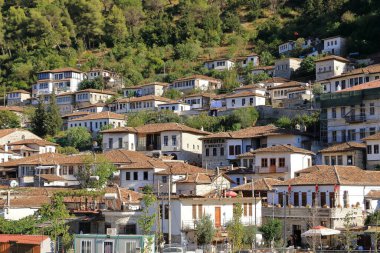 10 Eylül 2023 - Arnavutluk 'ta Berat Berati: Arnavutluk' un Berat kenti, UNESCO 'nun Dünya Mirası Bölgesi