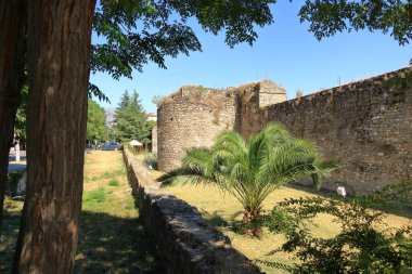 11 Eylül 2023 - Arnavutluk 'ta Elbasan: Kalenin duvarları