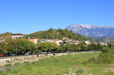 10 Eylül 2023 - Arnavutluk 'ta Berat Berati: Arnavutluk' un Berat kenti, UNESCO 'nun Dünya Mirası Bölgesi