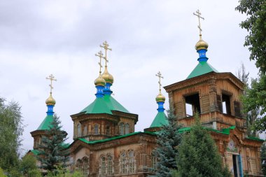 Karakol Kırgızistan 'daki Hıristiyan Kilisesi