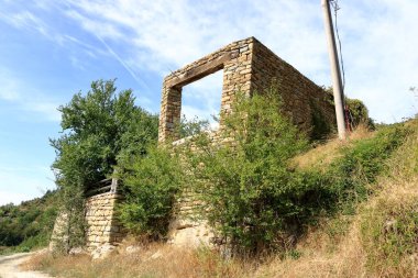 Arnavutluk 'ta Voskopoja çevresindeki manzara