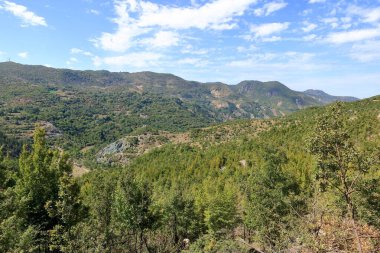 Arnavutluk 'ta Gozhdarazhde yakınlarındaki güzel manzara