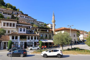 10 Eylül 2023 - Arnavutluk 'ta Berat Berati: Arnavutluk' un Berat kenti, UNESCO 'nun Dünya Mirası Bölgesi