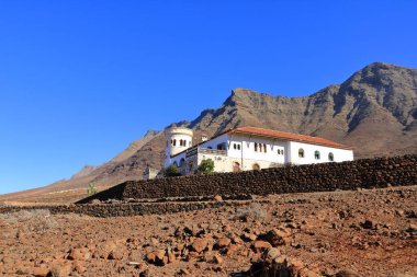 İspanya 'daki Jandia yarımadasındaki Casa Villa kışına kadar Kahve, Fuertevertura, Kanarya Adaları