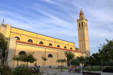 19 Eylül 2023 - Arnavutluk 'ta Şkoder: Arnavutluk' un iç kesimlerindeki binalar