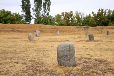 31 Ağustos 2023 - Kırgızistan 'da Tokmok: Orta Asya' nın antik göçebelerinin taş anıtlarının koleksiyonu