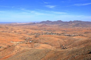 Mirador de Guise y Ayose, Betancuria, Fuerteventura in Spain: Yukarıdan manzara