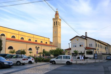 19 Eylül 2023 - Arnavutluk 'ta Şkoder: Arnavutluk' un iç kesimlerindeki binalar