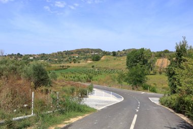 Arnavutluk 'un Rade kenti yakınlarındaki güzel manzara