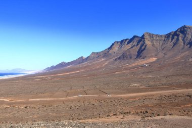 İspanya 'daki Jandia yarımadasındaki Casa Villa kışına kadar Kahve, Fuertevertura, Kanarya Adaları