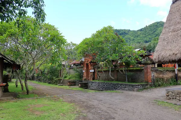 stock image Tenganan Village, inhabited by the original people of Bali near Candidasa, Bali in Indonesia