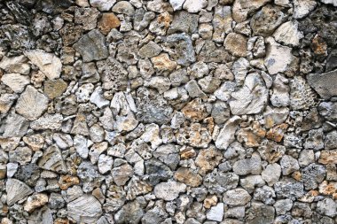 Endonezya 'daki Bali' de mercan taşı desenli duvar