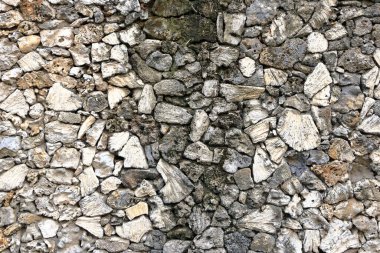 Endonezya 'daki Bali' de mercan taşı desenli duvar