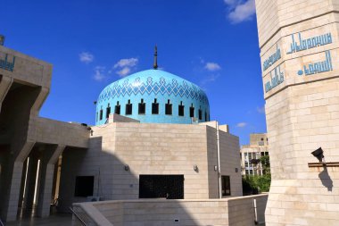 Ürdün 'deki Amman' da Kral Abdullah Camii