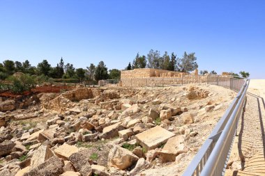 Ürdün 'deki Amman yakınlarındaki kutsal Nebo Dağı.