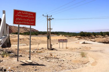 Ürdün, Ortadoğu 'daki Ölü Deniz Yolu manzarası
