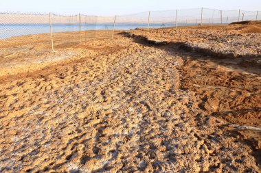 Ölü Deniz 'in ekolojik felaketi. Ürdün yüzeyinde erozyon ve tuz oluşumları