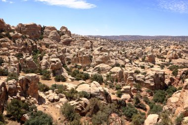 Dana Biyosfer Doğa Koruma Alanı Ulusal Parkı manzarası, Ürdün