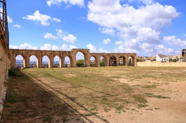 Ürdün 'deki Jerash - Mayıs 07 2024: Ürdün' ün Jerash kentindeki Roma kalıntıları, Arkeoloji Müzesi - Hipodrom