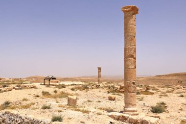 Herod Kalesi harabeleri, Machaerus, Ürdün 'deki güçlendirilmiş tepe sarayı.