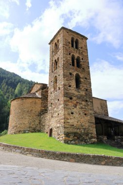 Canillo, Andorra 'daki Sant Joan de Caselles Kilisesi.