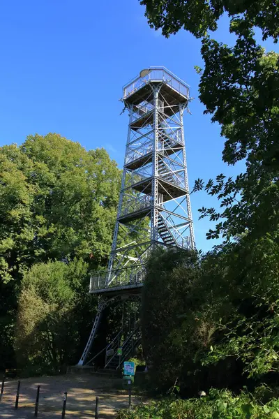 Mulhouse, Alsace, Fransa 'daki Belvedere Kulesi.