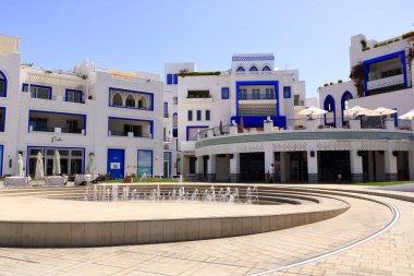 Aqaba in Jordan - May 17 2024: buildings in the area of Ayla close to Aqaba clipart